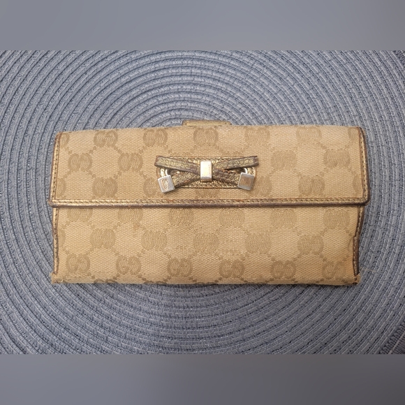 Gucci Vintage GG Long Wallet - Picture 1 of 6
